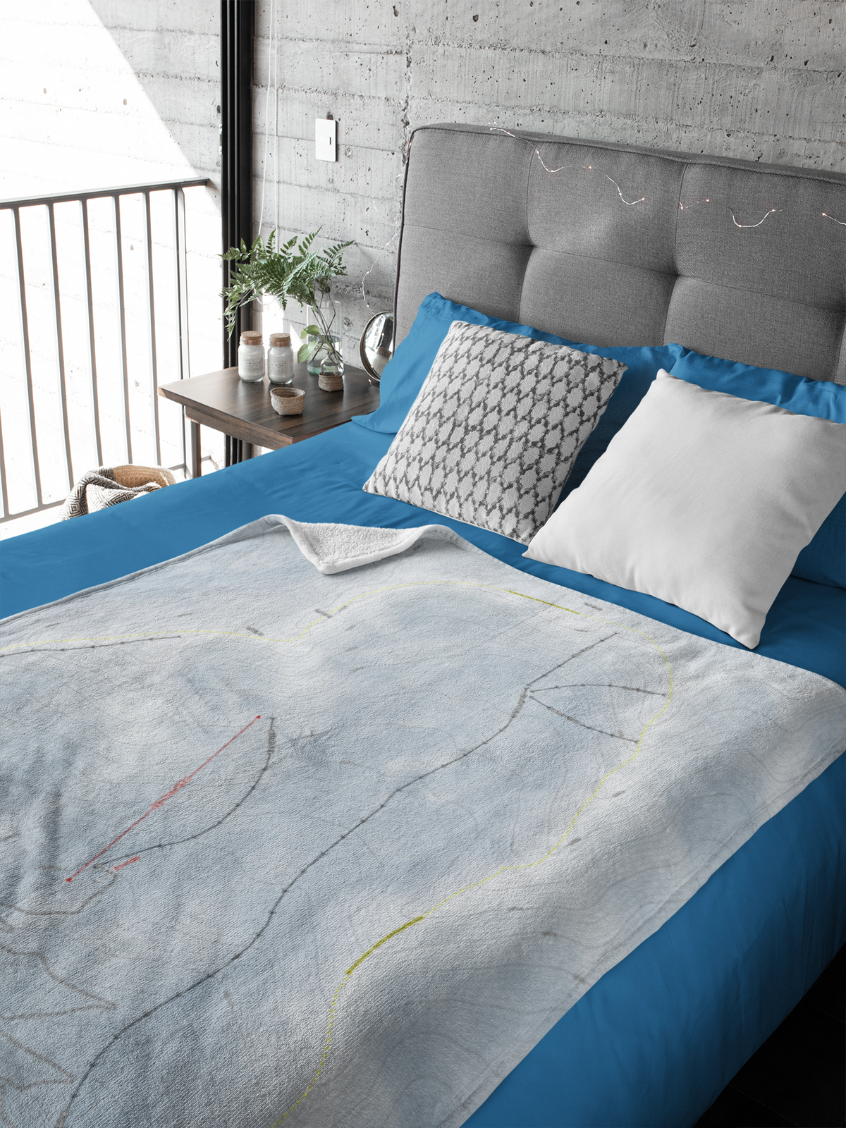 Awakino Ski Field, New Zealand Ski Resort Map XL Blanket