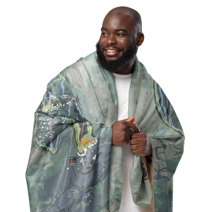 Okemo, Vermont Ski Resort Map blanket - Powderaddicts