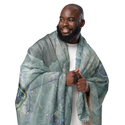 Mount Sunapee, New Hampshire Ski Resort Map blanket - Powderaddicts