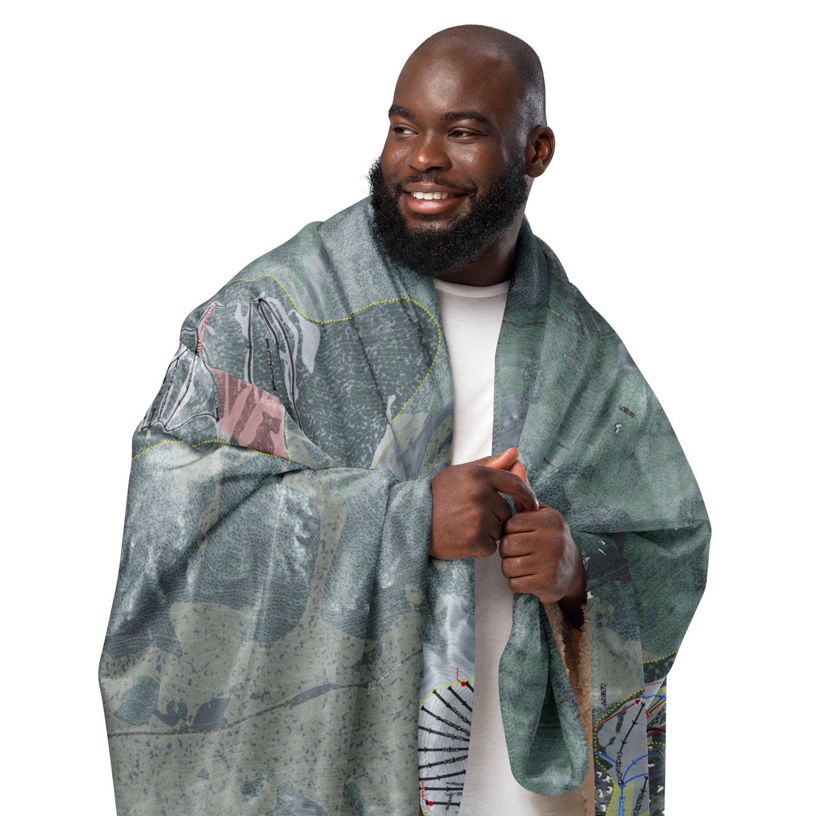 Aspen Highlands, Colorado Ski Resort Map blanket