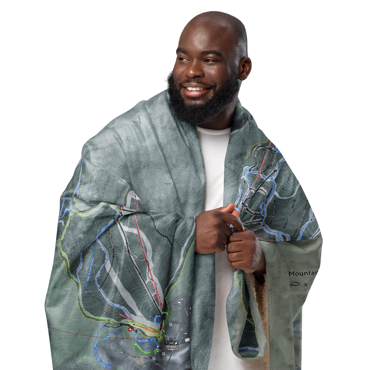 GORE MOUNTAIN, NEW YORK SKI RESORT MAP BLANKET - Powderaddicts