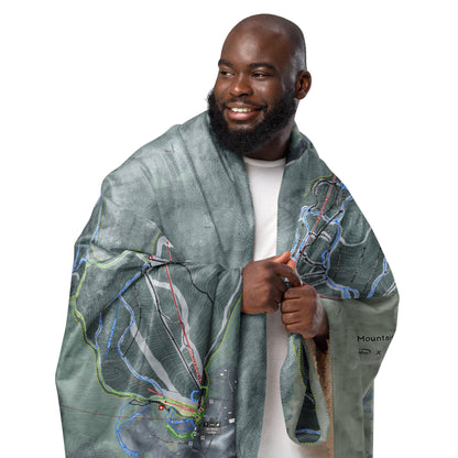 GORE MOUNTAIN, NEW YORK SKI RESORT MAP BLANKET - Powderaddicts