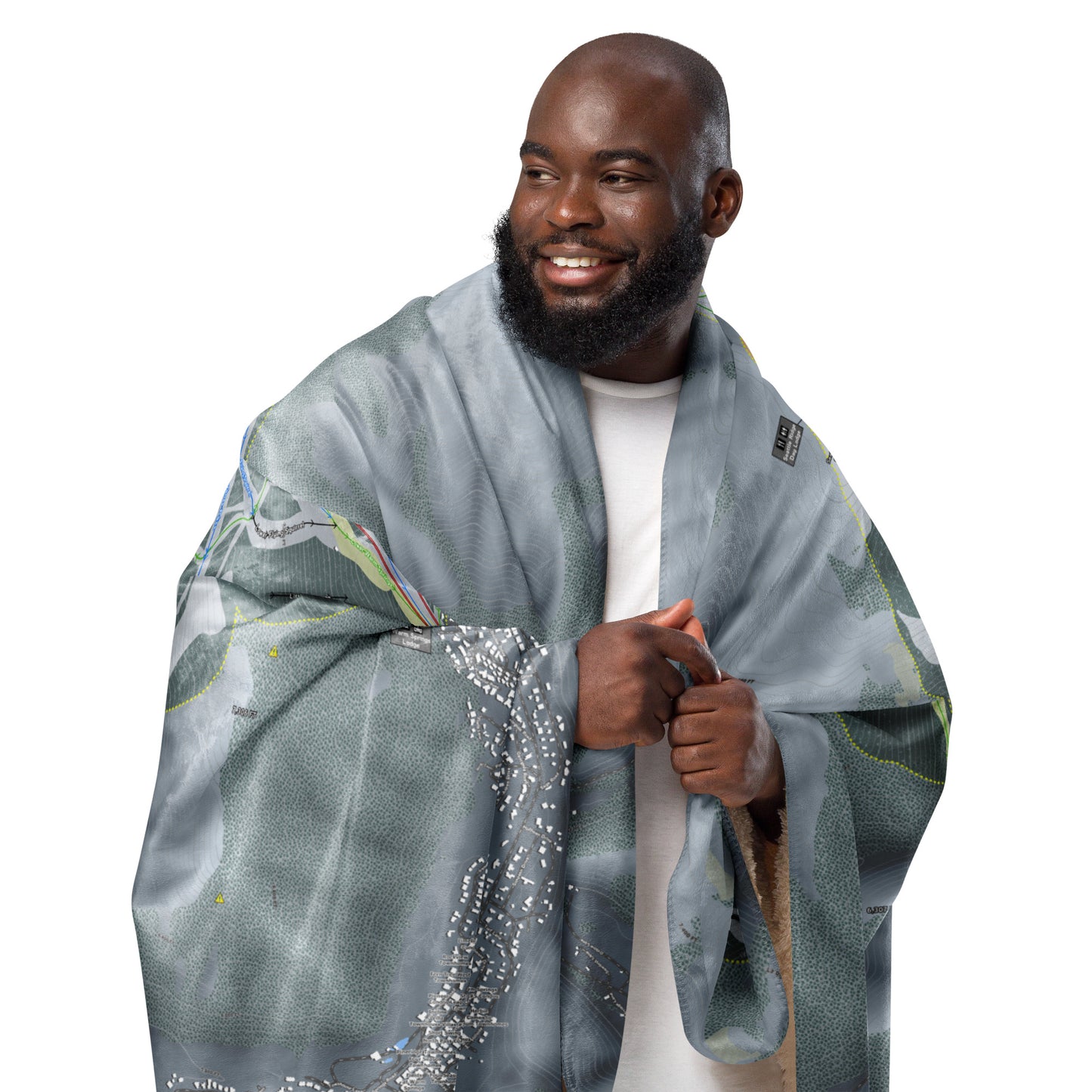 SUN VALLEY, IDAHO SKI RESORT MAP BLANKET - Powderaddicts