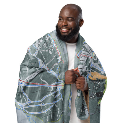 SCHWEITZER, IDAHO SKI RESORT MAP BLANKET - Powderaddicts