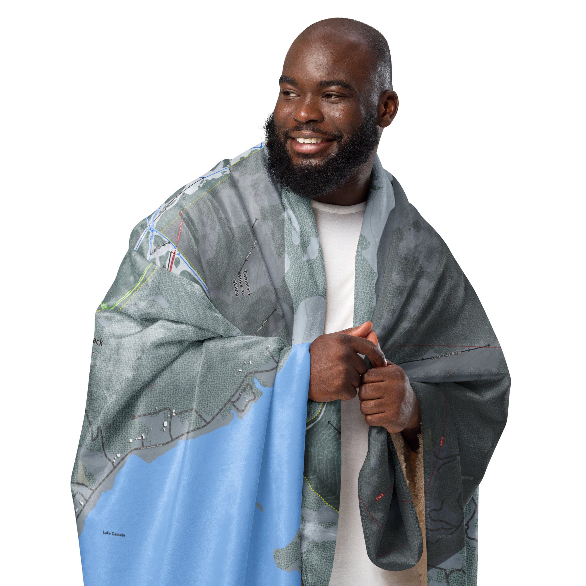 TAMARACK, IDAHO SKI RESORT MAP BLANKET - Powderaddicts