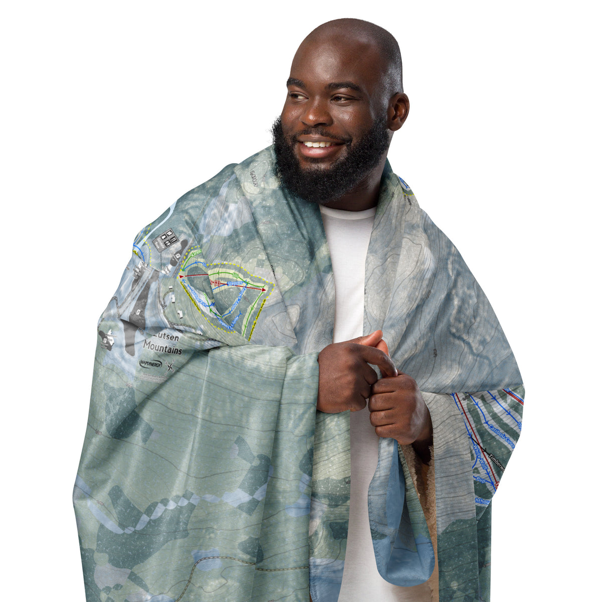 Lutsen Mountains, Minnesota Ski Resort Map Blanket