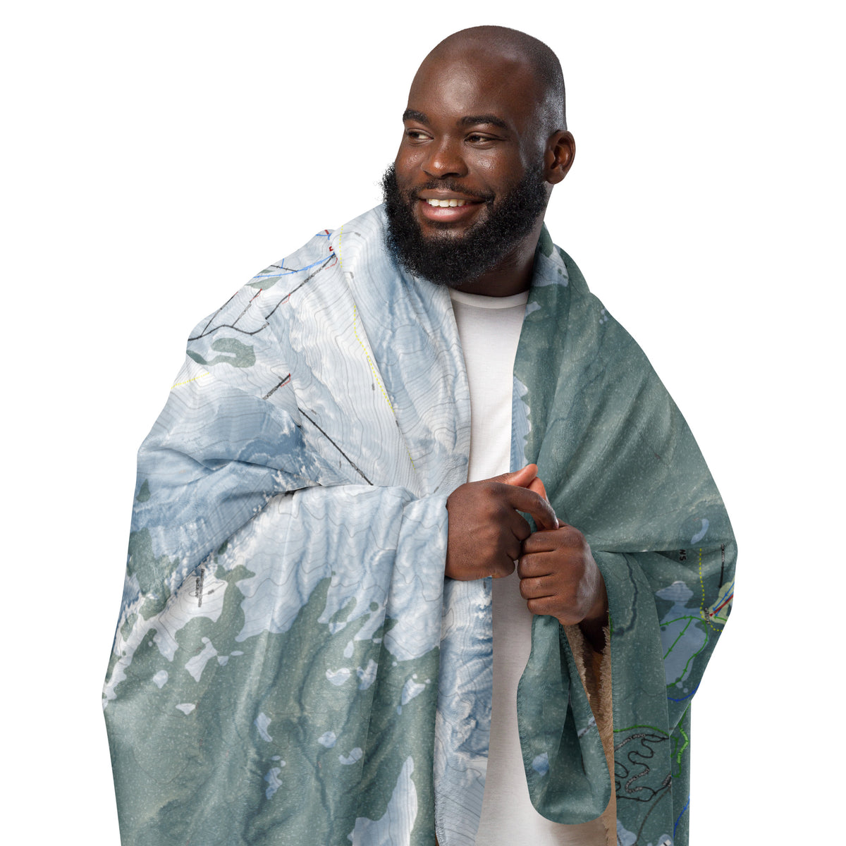 Mt Hood Meadows, Oregon Ski Resort Map Blanket