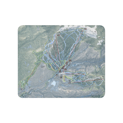 Stowe, Vermont Ski Resort Map Blanket - Powderaddicts