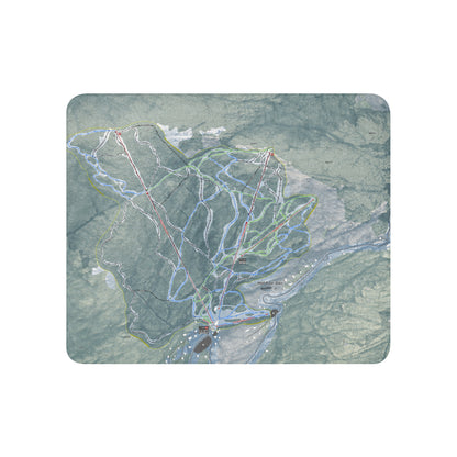 Mad River Glen, Vermont Ski Resort Map Blanket - Powderaddicts