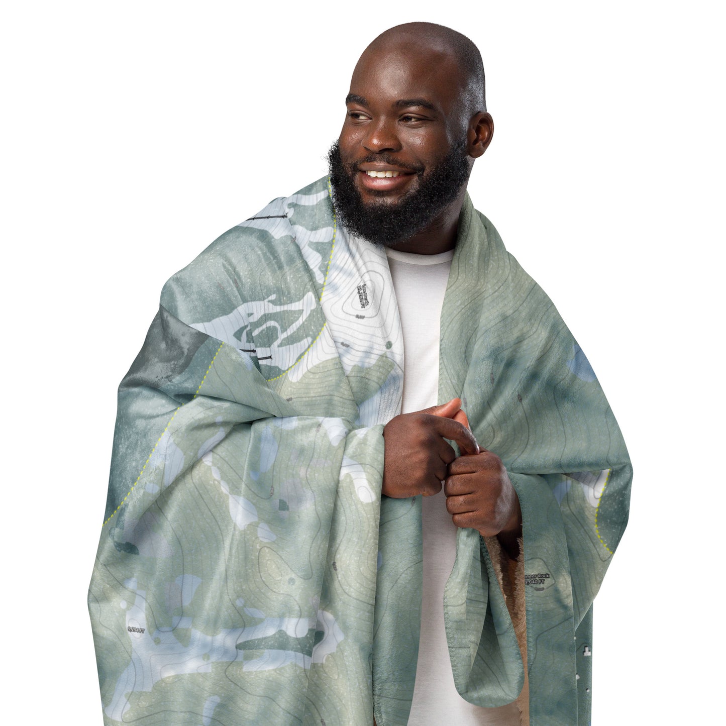 Lee Canyon, Nevada Ski Resort Map Blanket - Powderaddicts