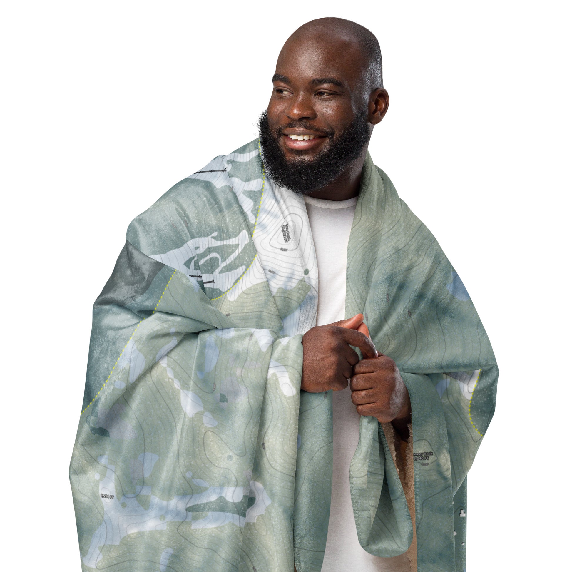 Lee Canyon, Nevada Ski Resort Map Blanket - Powderaddicts