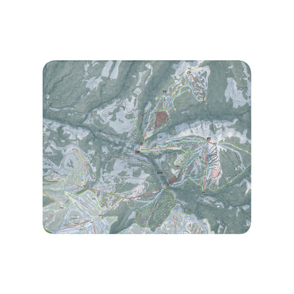 Yellowstone Club, Montana Ski Resort Map Blanket - Powderaddicts