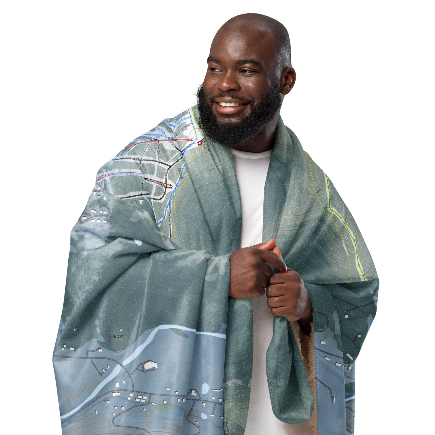 WINDHAM MOUNTAIN, NEW YORK SKI RESORT MAP BLANKET - Powderaddicts