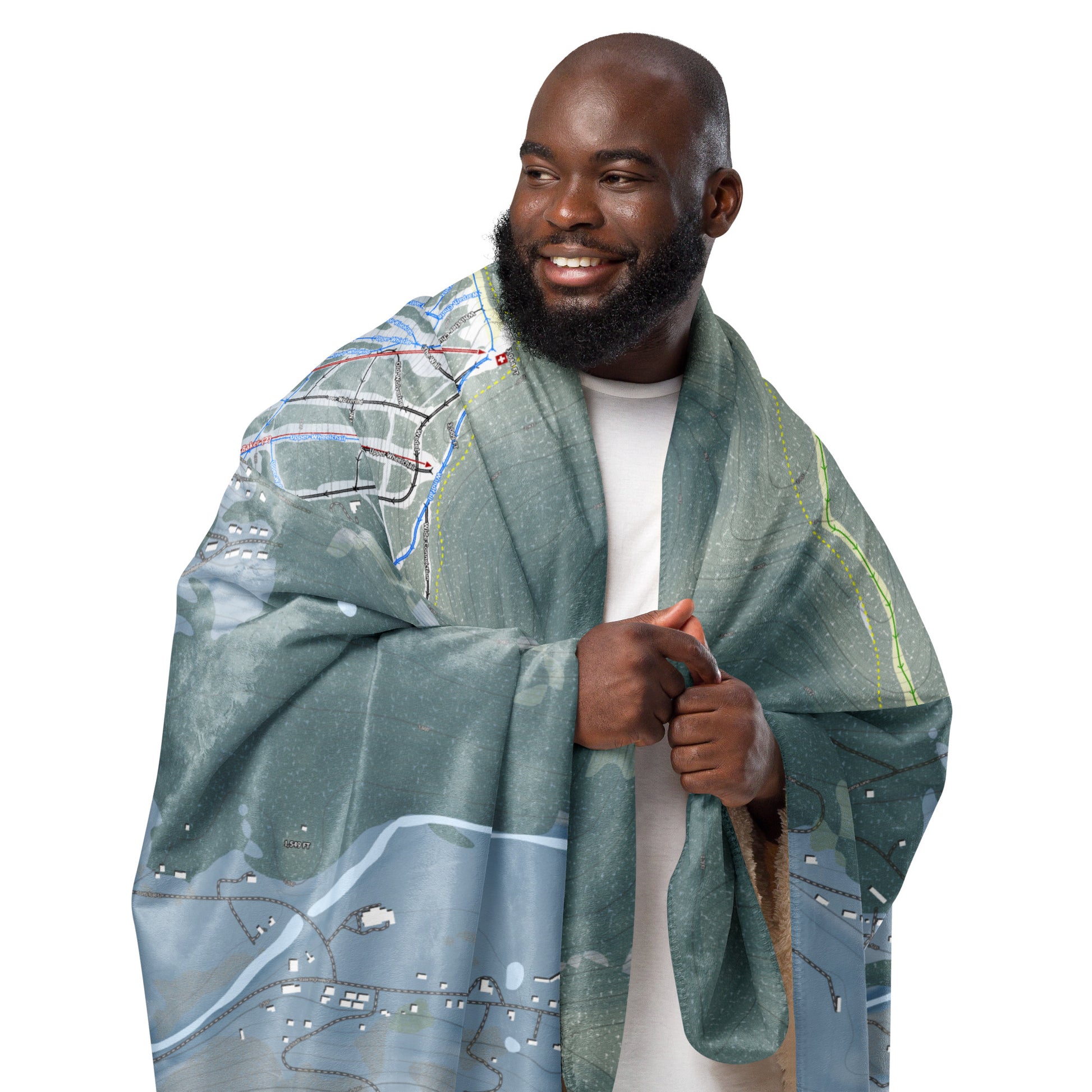 WINDHAM MOUNTAIN, NEW YORK SKI RESORT MAP BLANKET - Powderaddicts