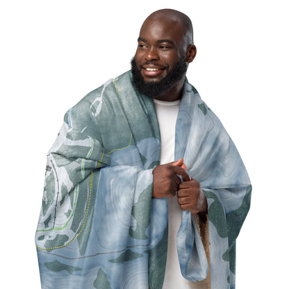 SOLDIER MOUNTAIN, IDAHO SKI RESORT MAP BLANKET - Powderaddicts