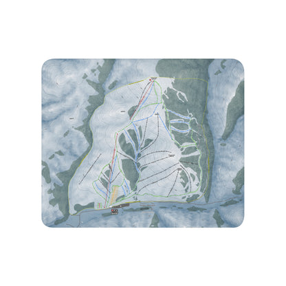 SOLDIER MOUNTAIN, IDAHO SKI RESORT MAP BLANKET - Powderaddicts