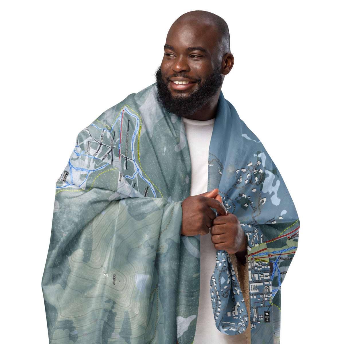 Aspen Mountain, Colorado Ski Resort Map Blanket