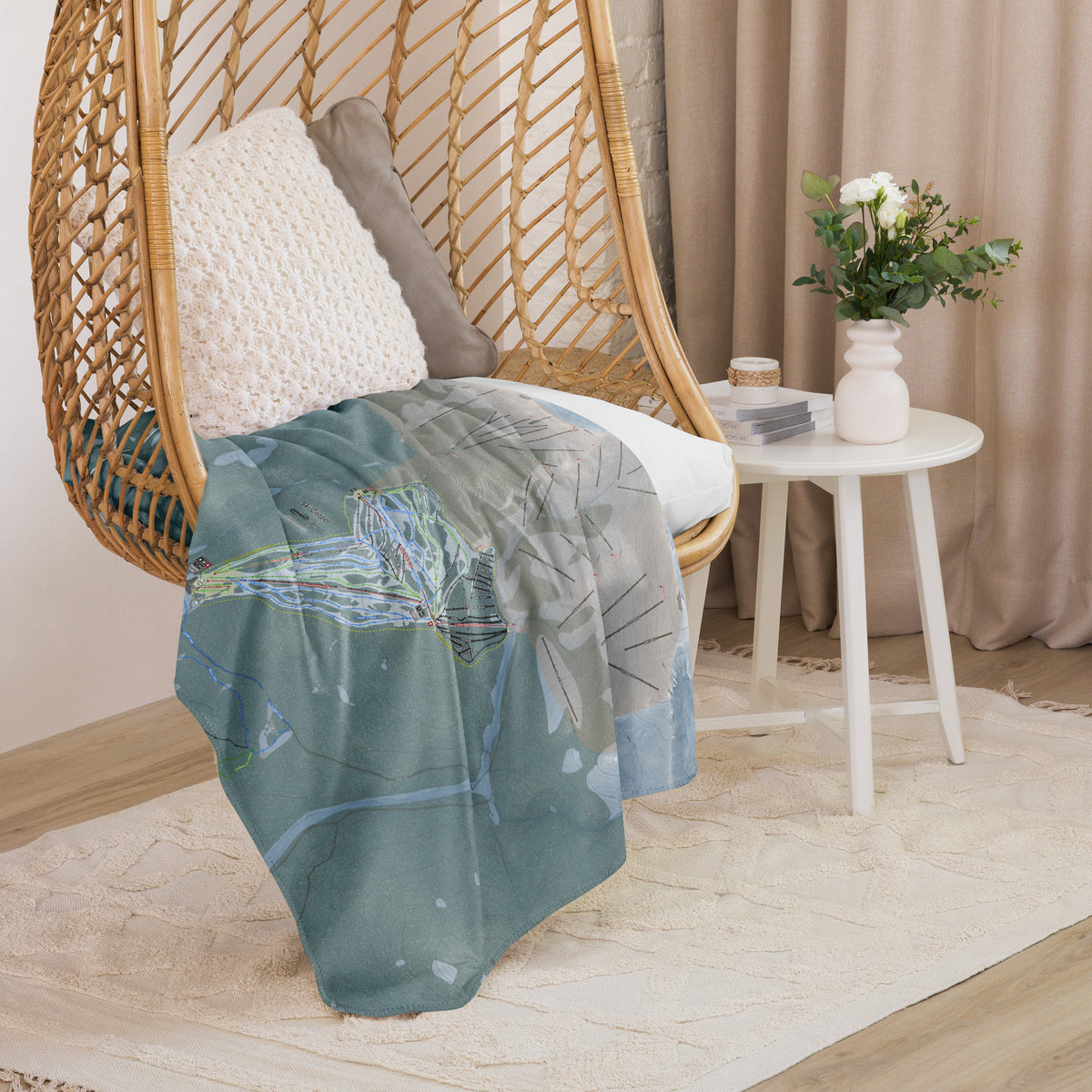 Ski Cooper, Colorado Ski Resort Map Blanket