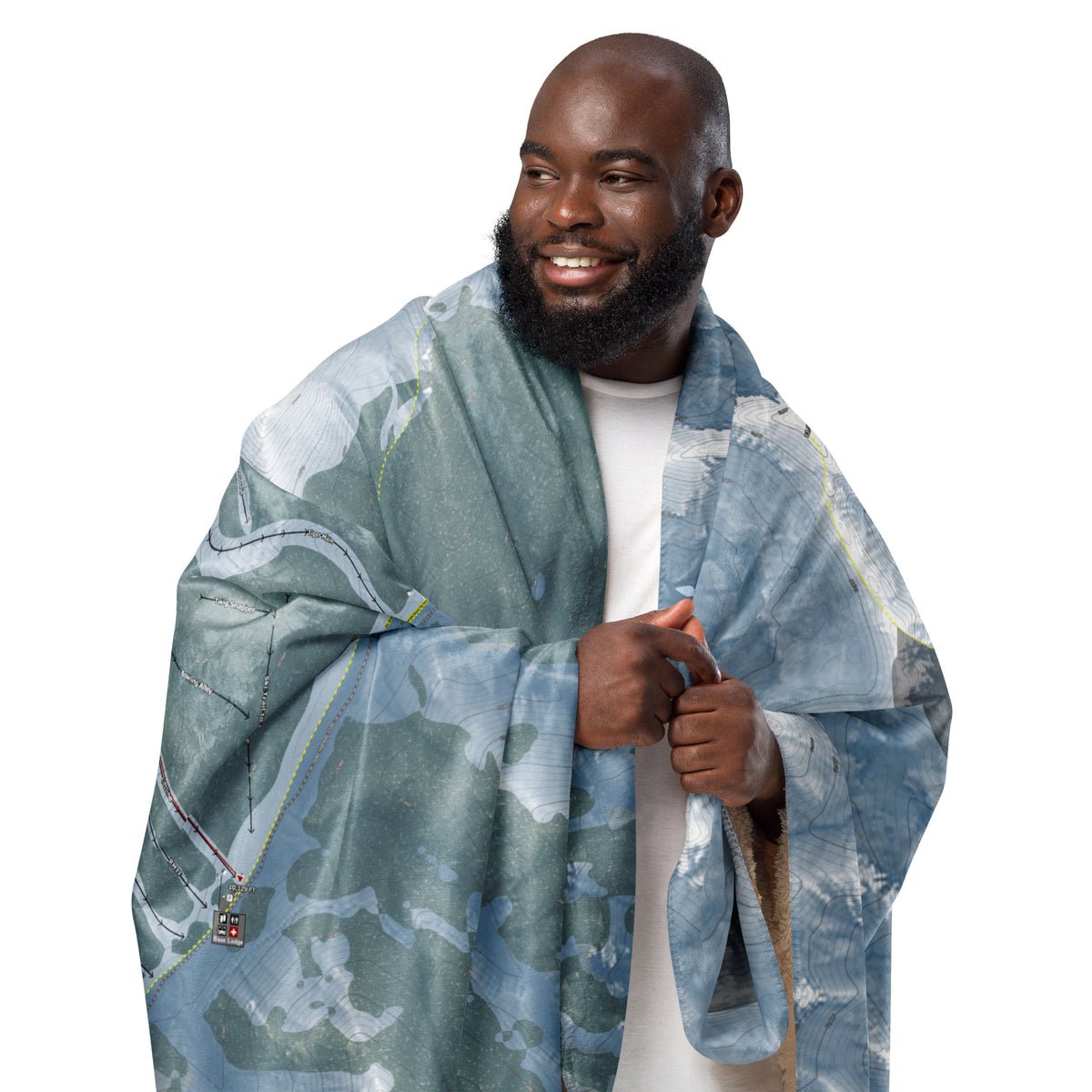 Silverton Mountain, Colorado Ski Resort Map Blanket