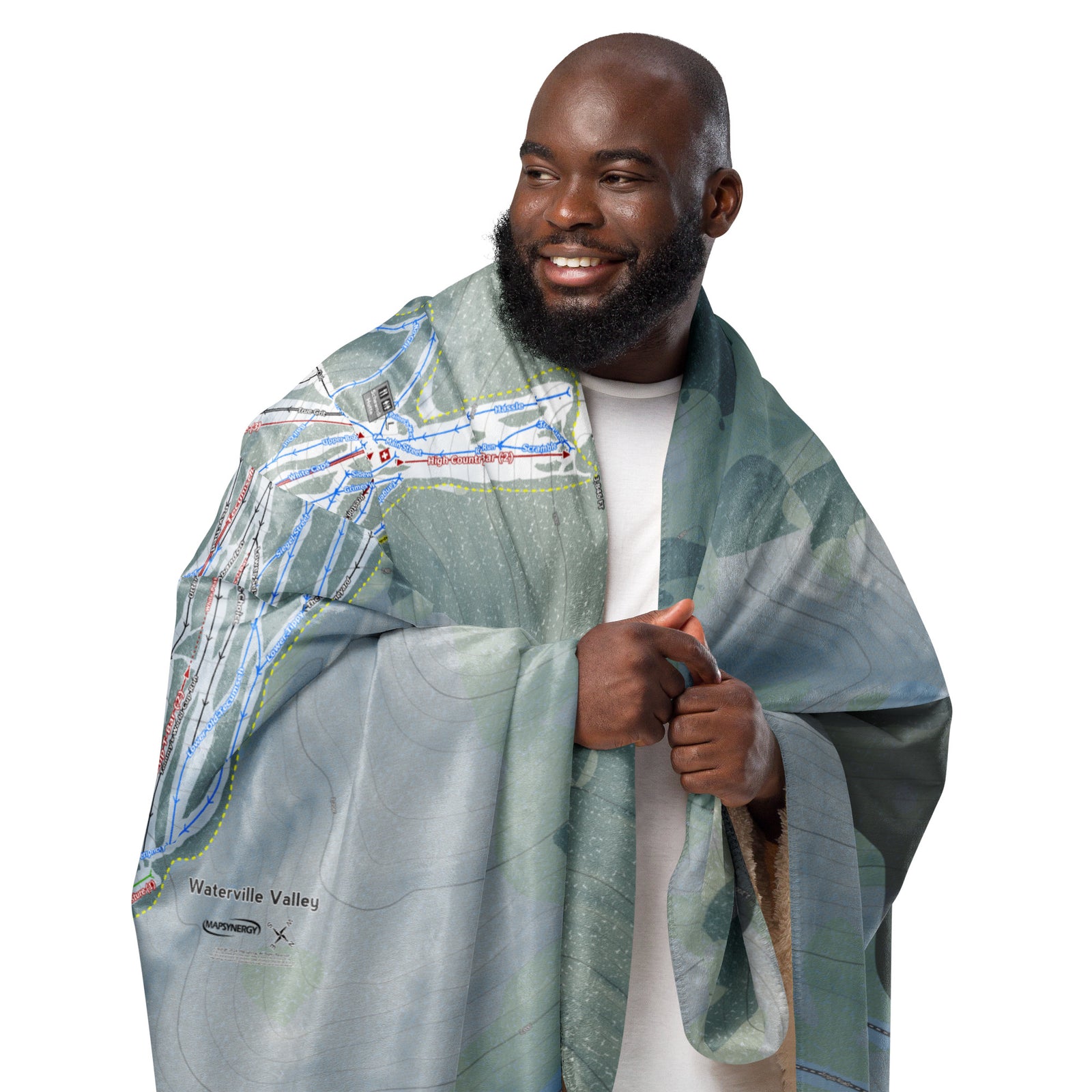 Waterville Valley, New Hampshire Ski Resort Map Blanket