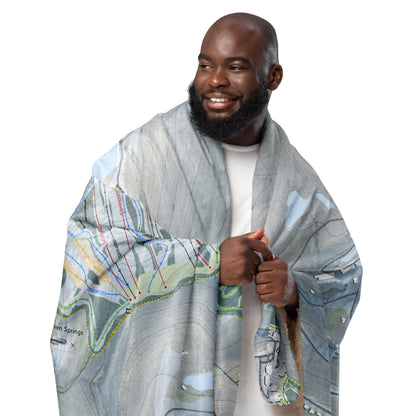 SEVEN SPRINGS, PENNSYLVANIA SKI RESORT MAP BLANKET - Powderaddicts