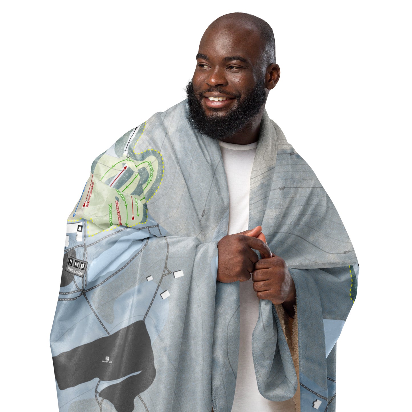 ROUNDTOP, PENNSYLVANIA SKI RESORT MAP BLANKET - Powderaddicts
