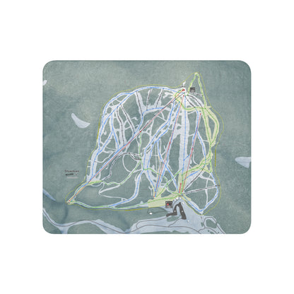SHOWDOWN, MONTANA SKI RESORT MAP BLANKET - Powderaddicts