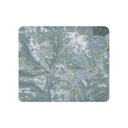 BIG SKY COMBO, MONTANA SKI RESORT MAP BLANKET - Powderaddicts