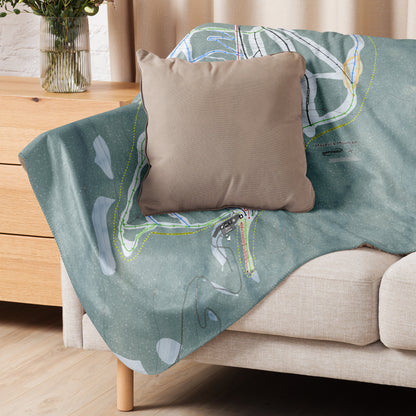 MAVERICK, MONTANA SKI RESORT MAP BLANKET - Powderaddicts