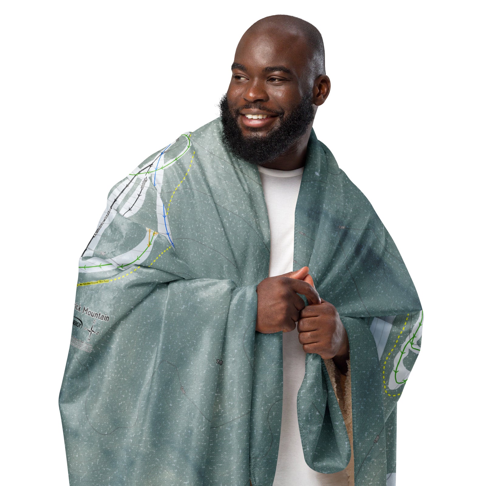 MAVERICK, MONTANA SKI RESORT MAP BLANKET