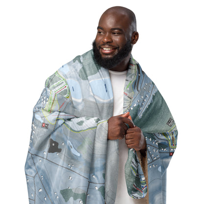 HOLIMONT, NEW YORK SKI RESORT MAP BLANKET - Powderaddicts