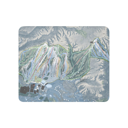 THE HIGHLANDS, MICHIGAN SKI RESORT MAP BLANKET - Powderaddicts