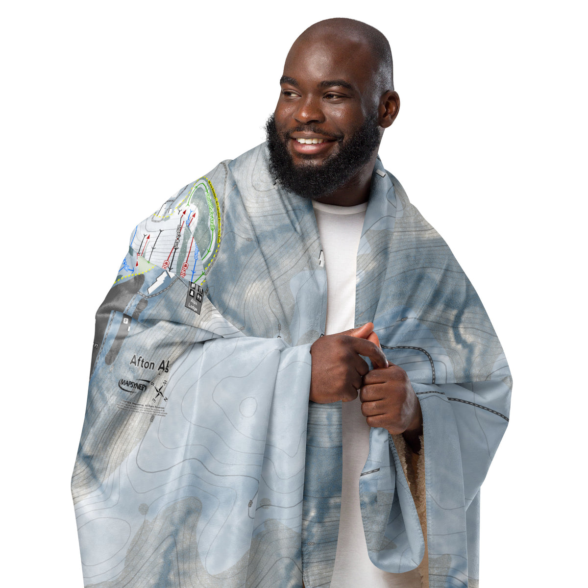 Afton Alps, Minnesota Ski Resort Map Blanket