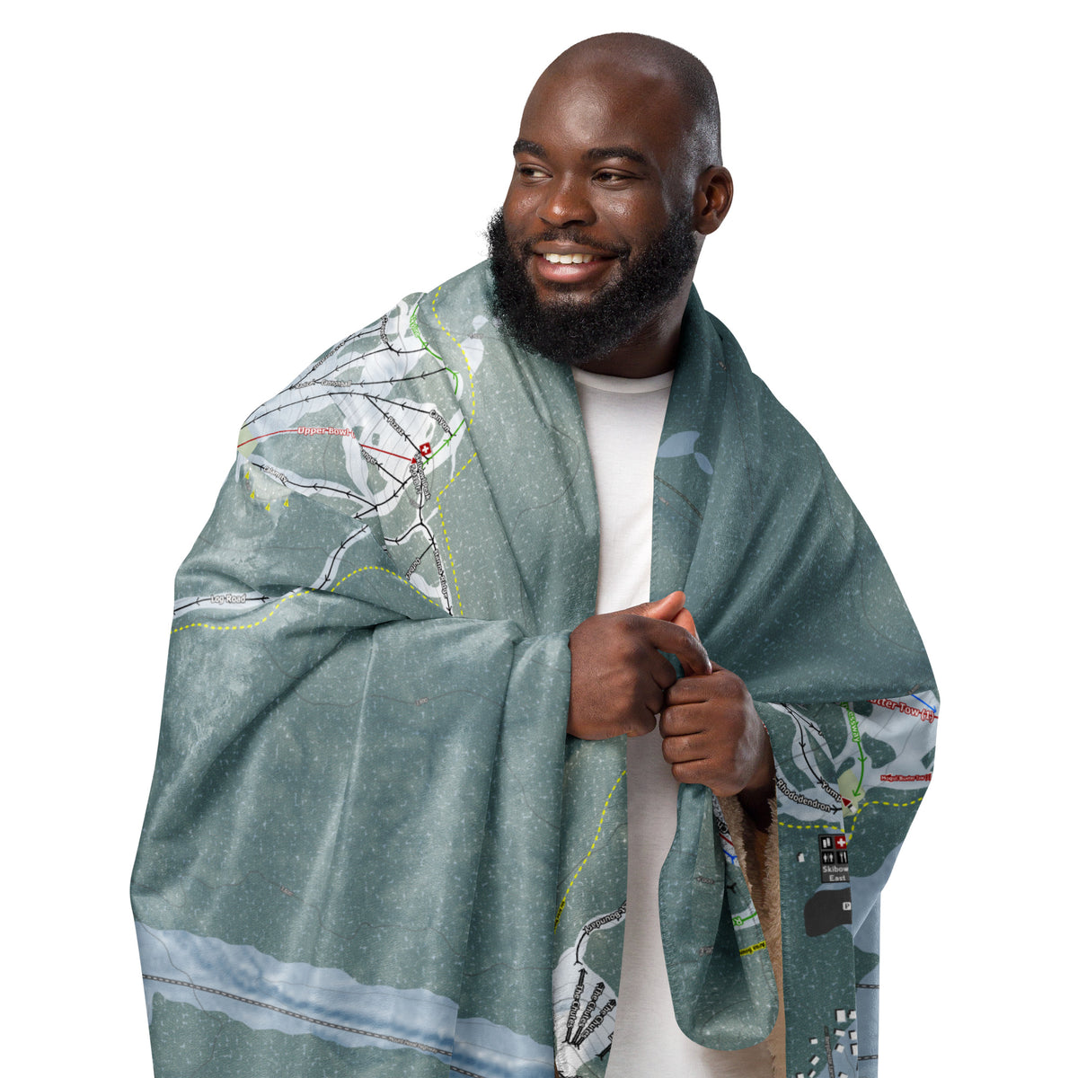 Mt Hood Skibowl, Oregon Ski Resort Map Blanket