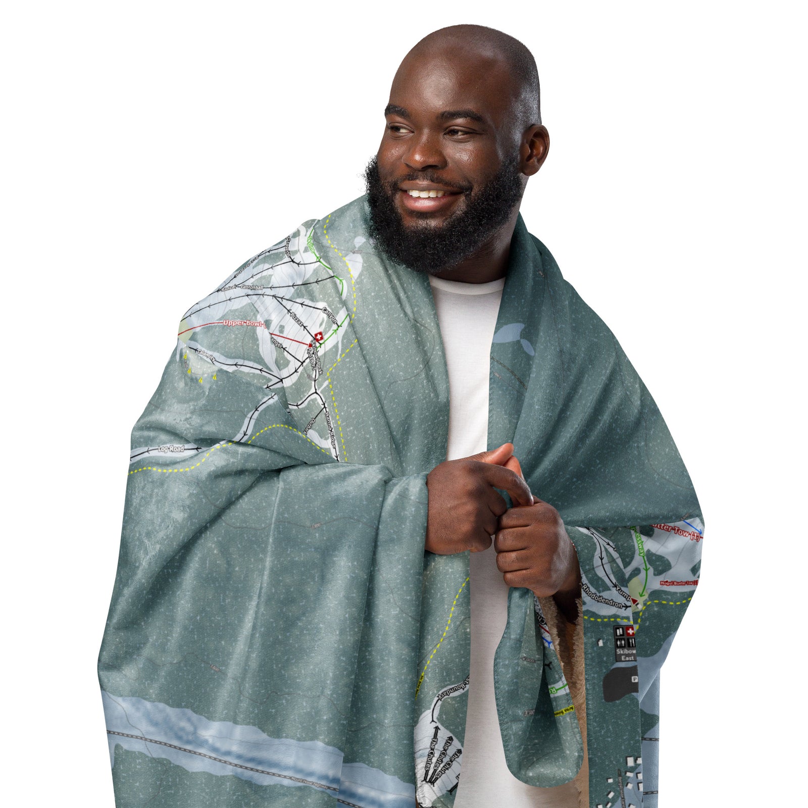 Mt Hood Skibowl, Oregon Ski Resort Map Blanket