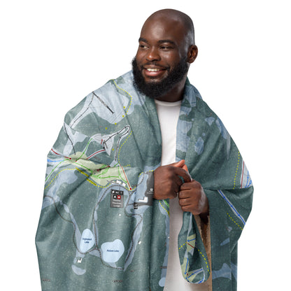 Mt. Baker, Washington Ski Resort Map Blanket - Powderaddicts