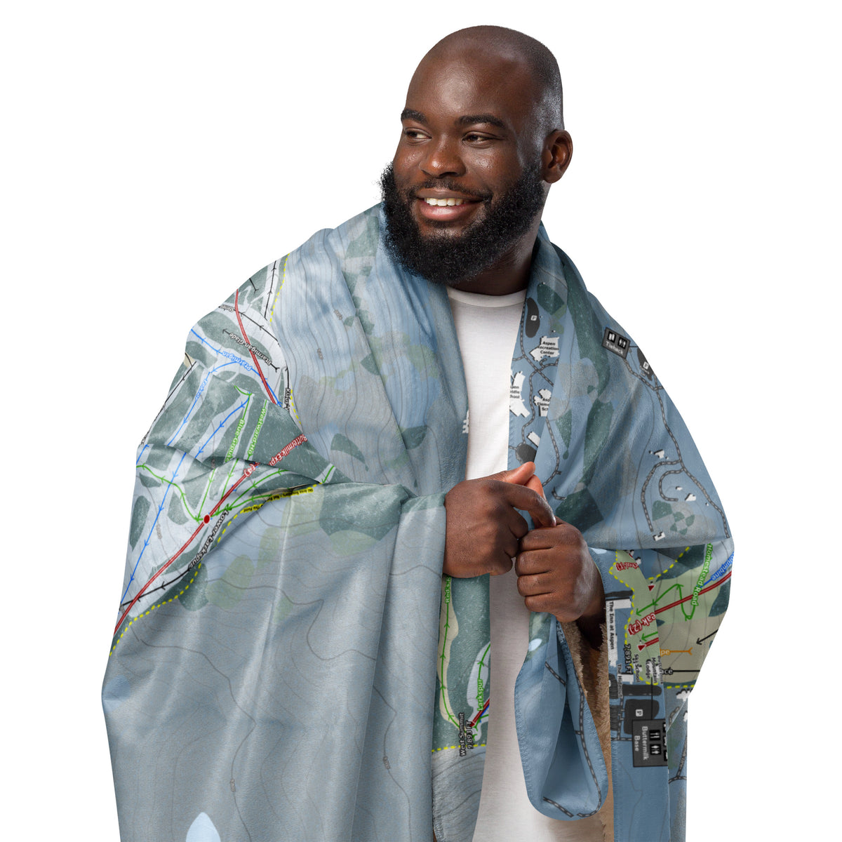 Buttermilk, Colorado Ski Resort Map Blanket