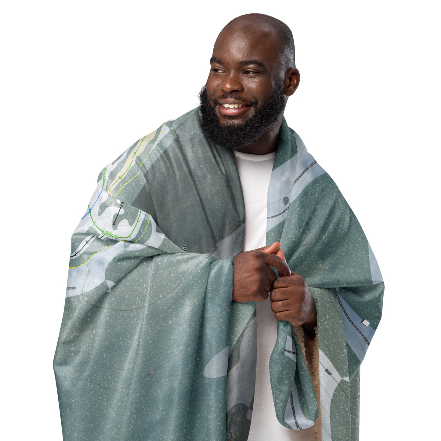 Sky Tavern, Nevada Ski Resort Map Blanket - Powderaddicts