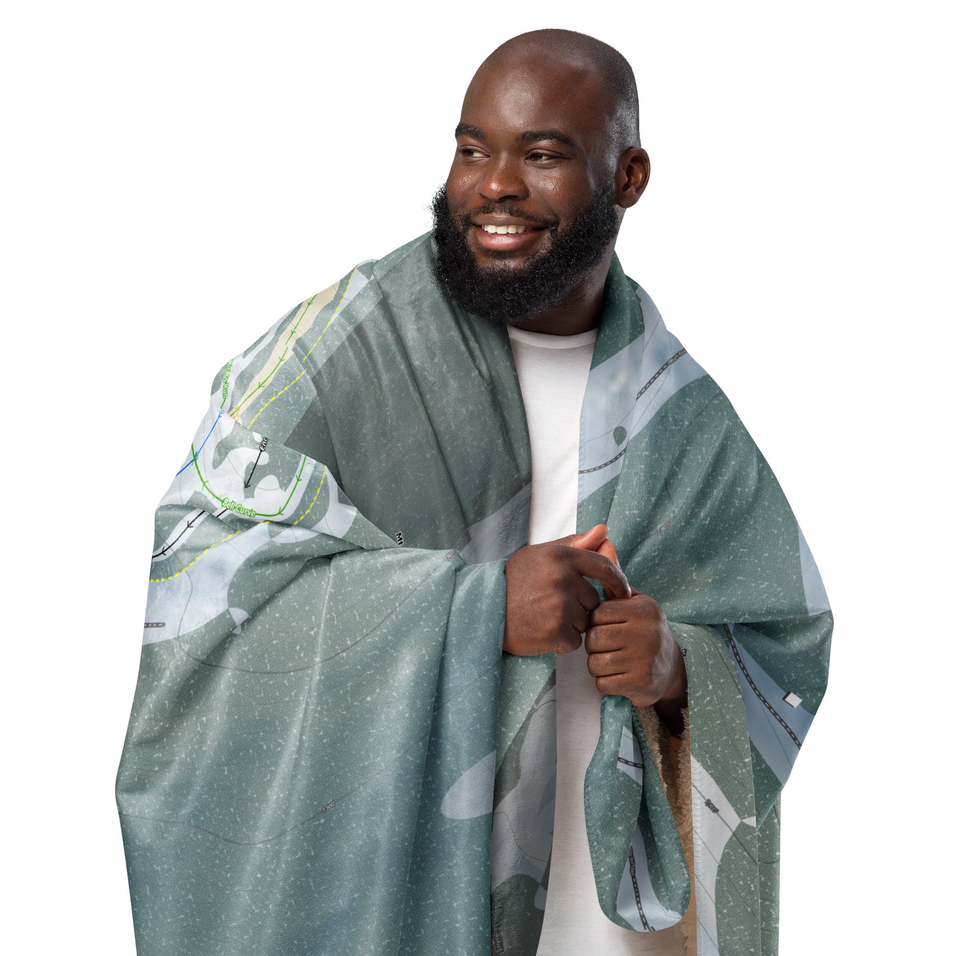 Sky Tavern, Nevada Ski Resort Map Blanket - Powderaddicts