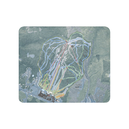 Cranmore Mountain, New Hampshire Ski Resort Map Blanket - Powderaddicts