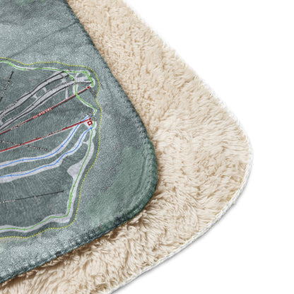 Sunday River, Maine Ski Resort Map blanket - Powderaddicts
