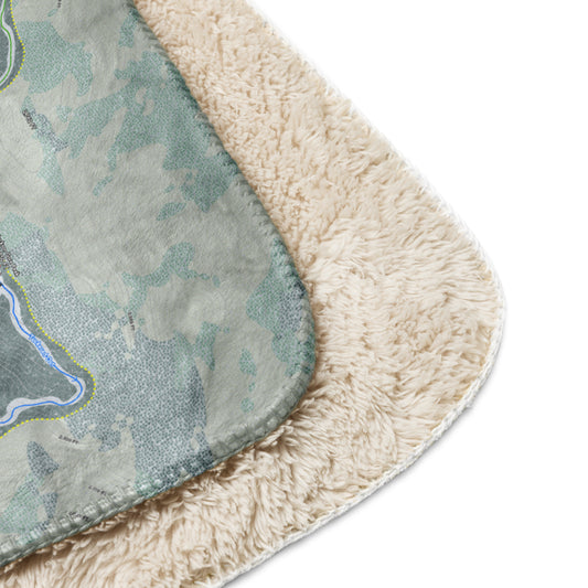 Okemo, Vermont Ski Resort Map blanket - Powderaddicts