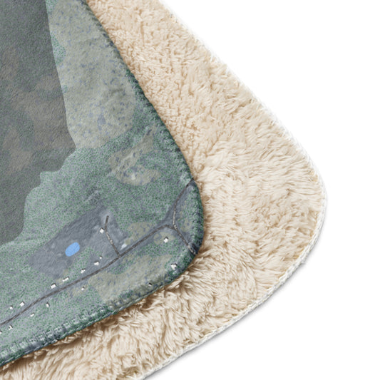 Mount Sunapee, New Hampshire Ski Resort Map blanket - Powderaddicts