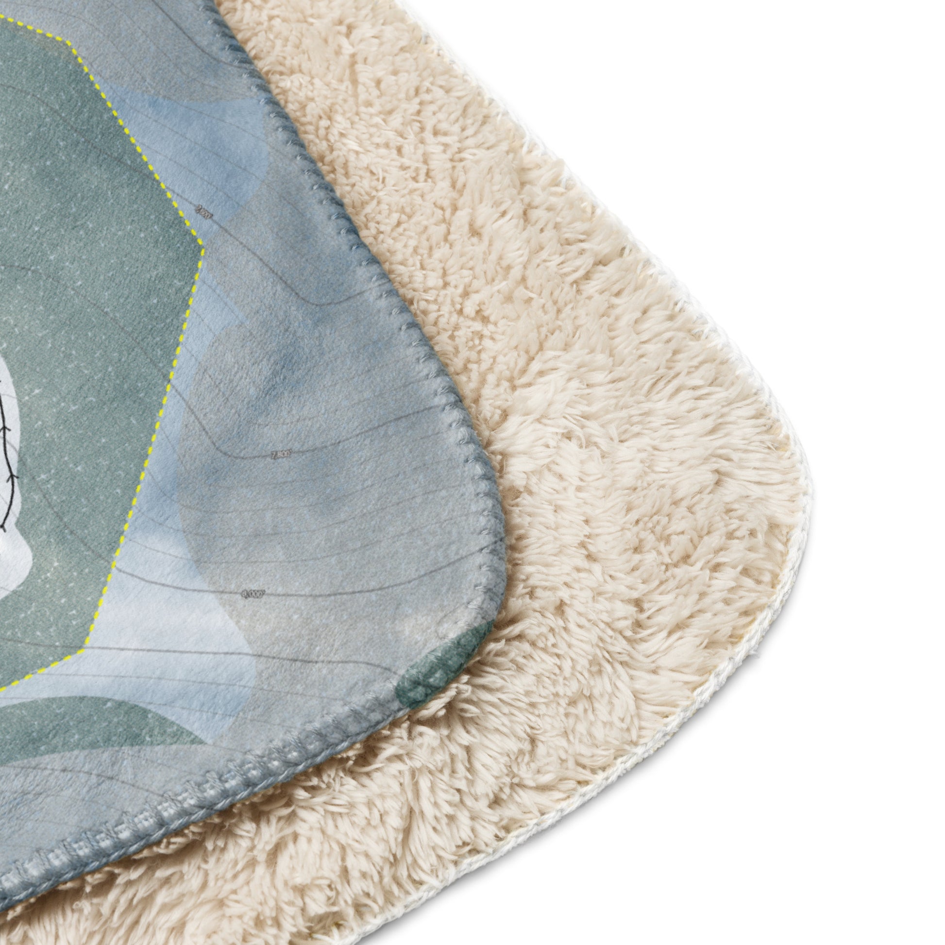 Utah Olympic Park, Utah Ski Resort Map blanket - Powderaddicts