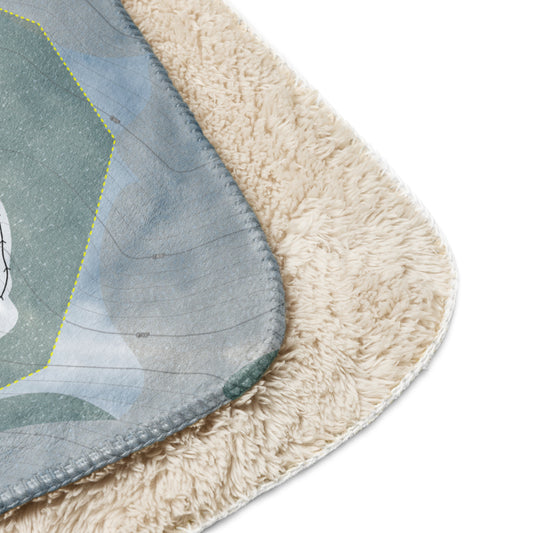 Utah Olympic Park, Utah Ski Resort Map blanket - Powderaddicts