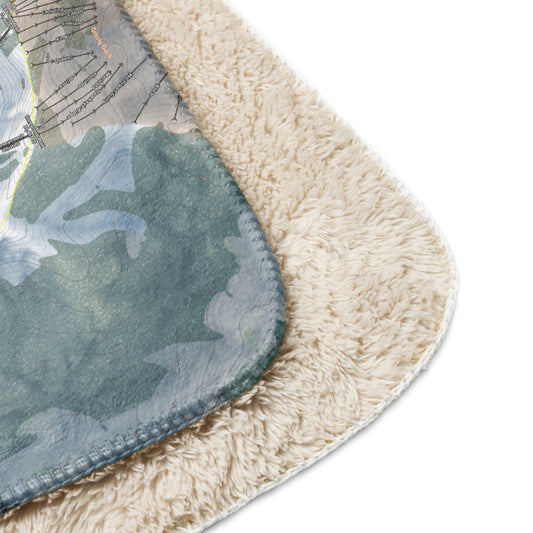 Solitude, Utah Ski Resort Map blanket - Powderaddicts