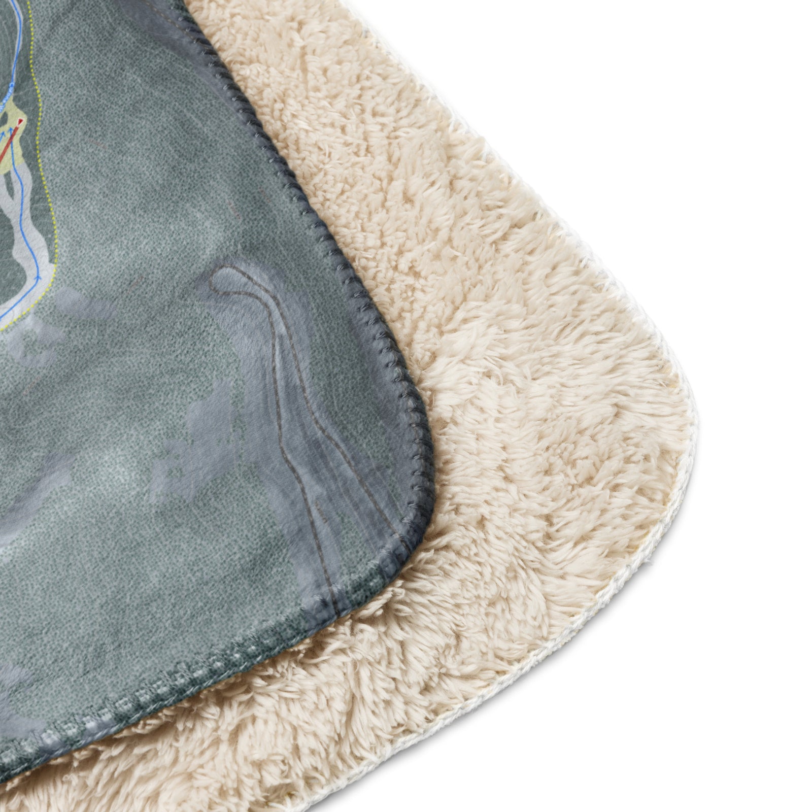 Winter Park, Colorado Ski Resort Map blanket - Powderaddicts