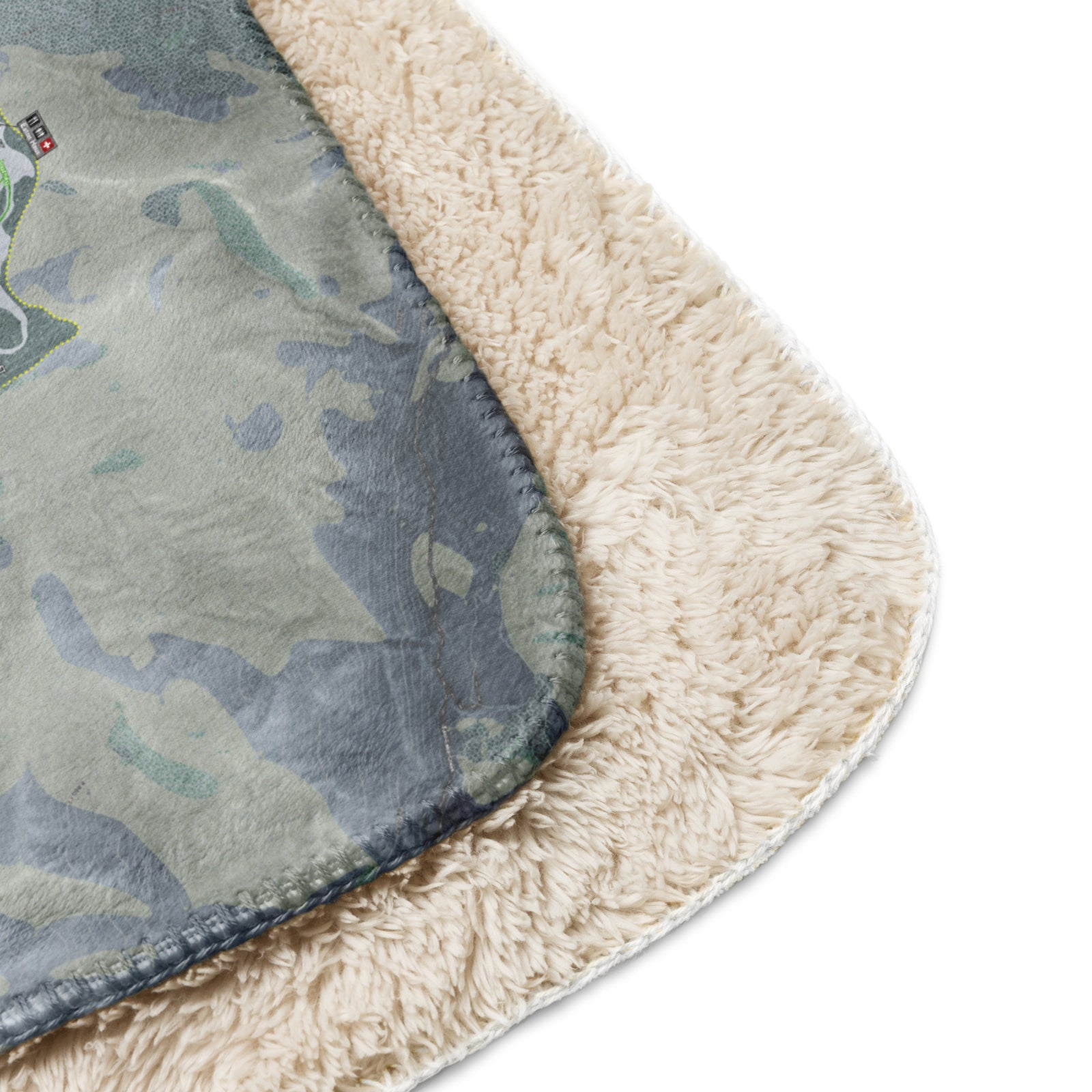 Beaver Creek, Colorado Ski Resort Map blanket - Powderaddicts