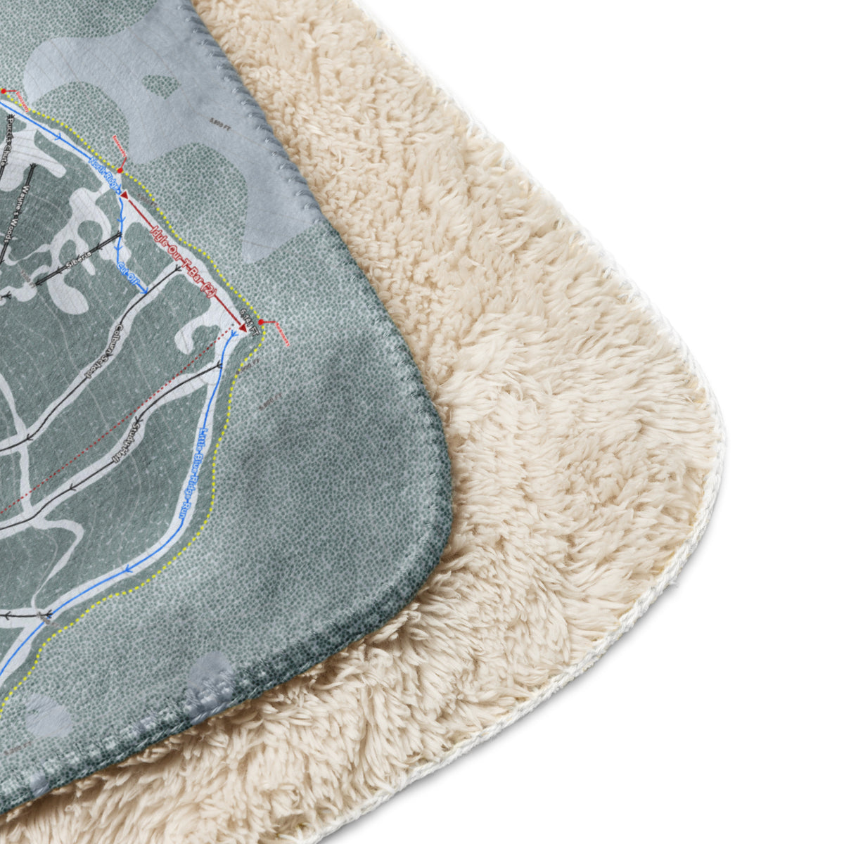 SCHWEITZER, IDAHO SKI RESORT MAP BLANKET - Powderaddicts