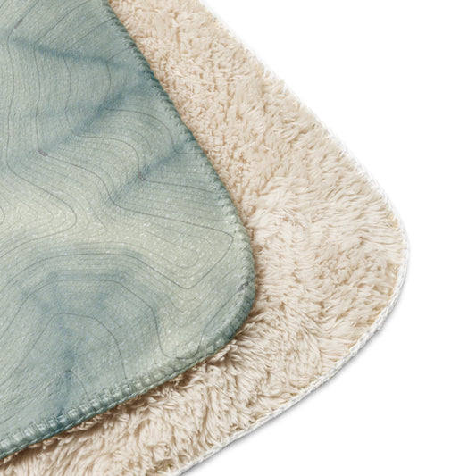Taos, New Mexico Ski Resort Map Blanket - Powderaddicts